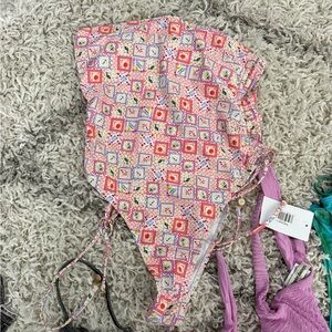 Dillon Daisys Colorful Geometric One-Piece Swimsuit